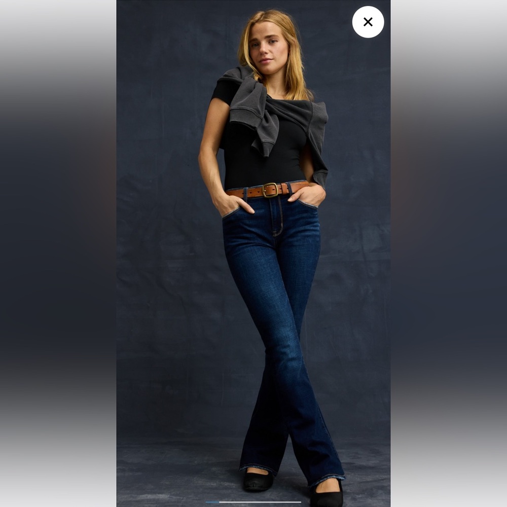 AE Next Level High-Waisted Skinny Kick Jean